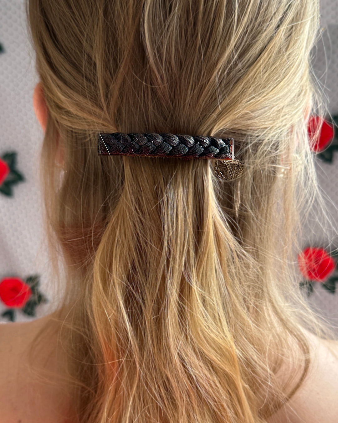 Rare Vintage French Braided Hair Barrette