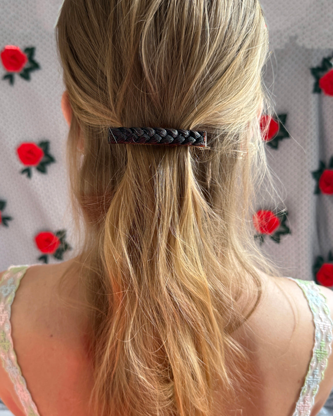 Rare Vintage French Braided Hair Barrette