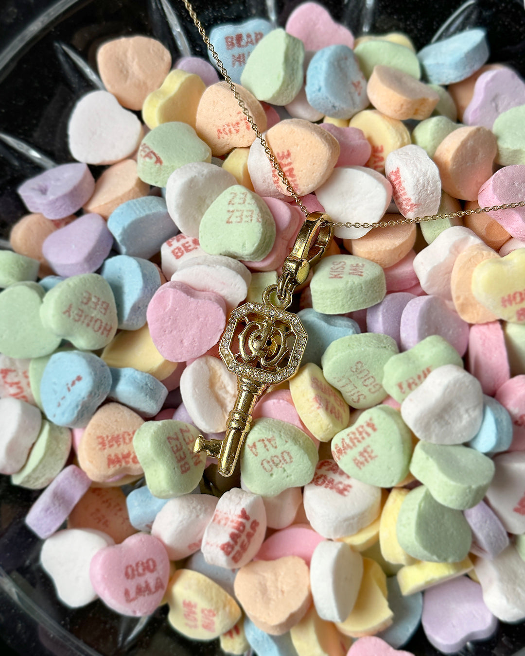 Vintage Gold Key Charm