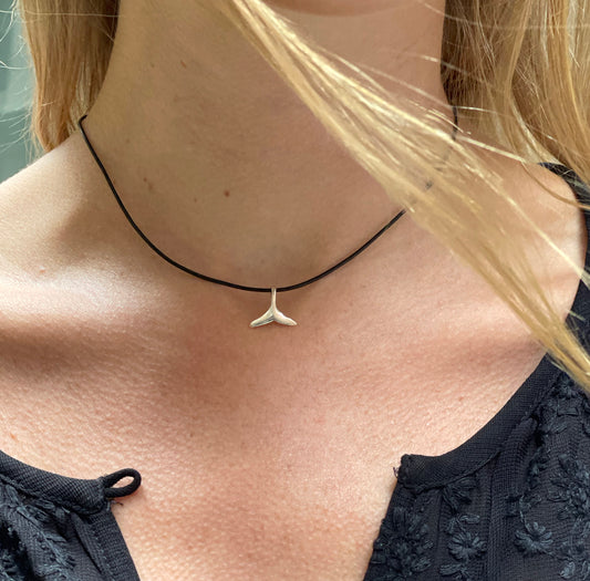 Vintage Sterling Silver Fishtail Choker