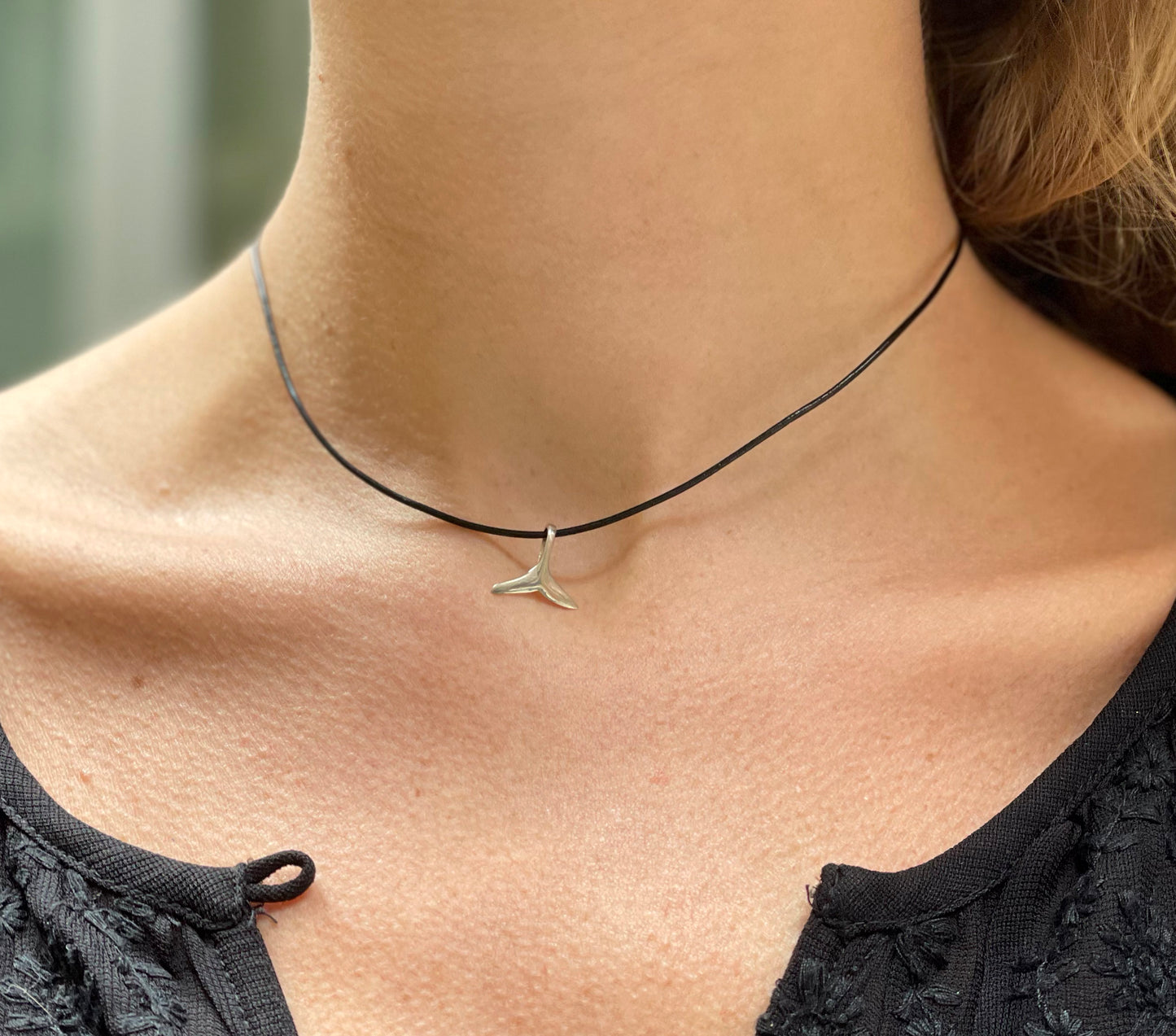 Vintage Sterling Silver Fishtail Choker
