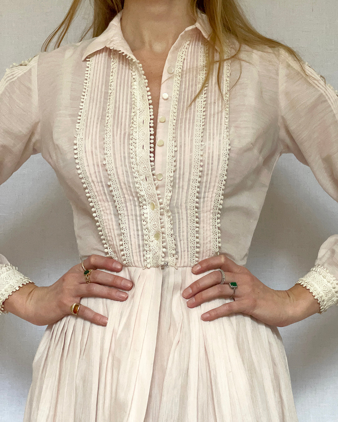 Vintage 1950s Shirtwaist Dress By L'aiglon | XS