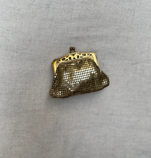 Vintage 1950s Whiting & Davis Chain Mesh Bag