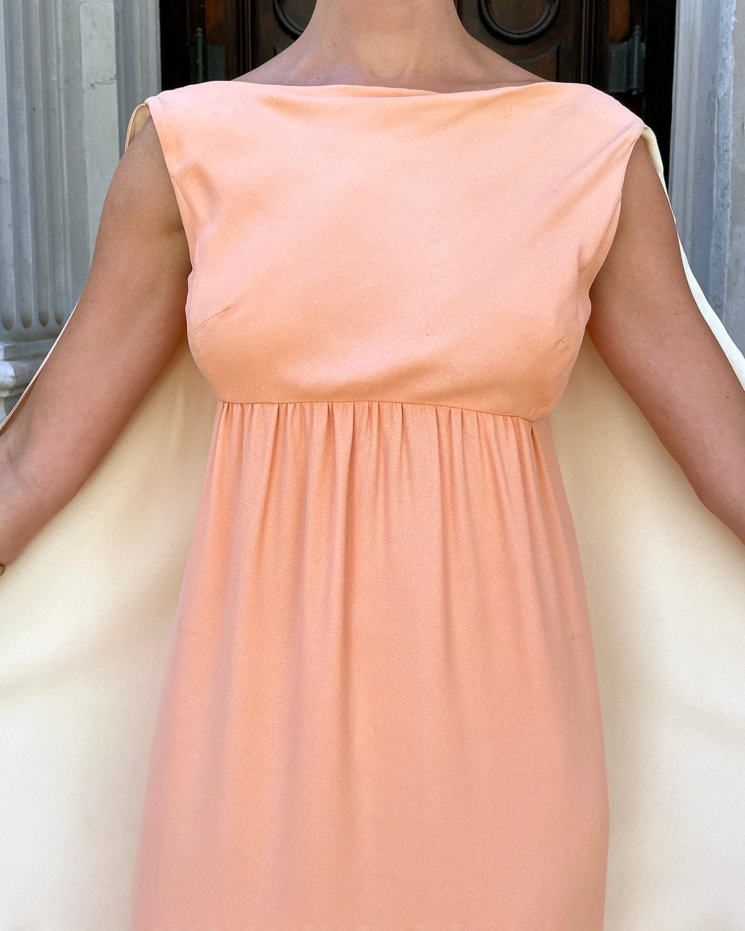 Vintage 1960s Malcolm Starr Cape Gown | XS-M