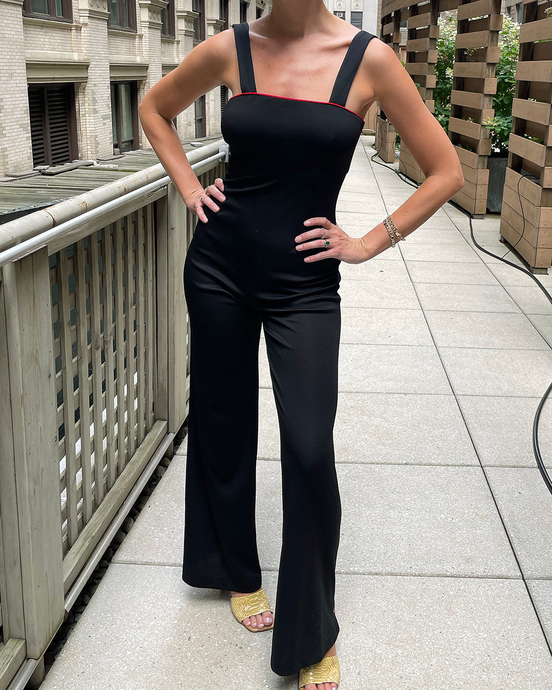 Vintage 1970s Jumpsuit With Matching Duster | XS