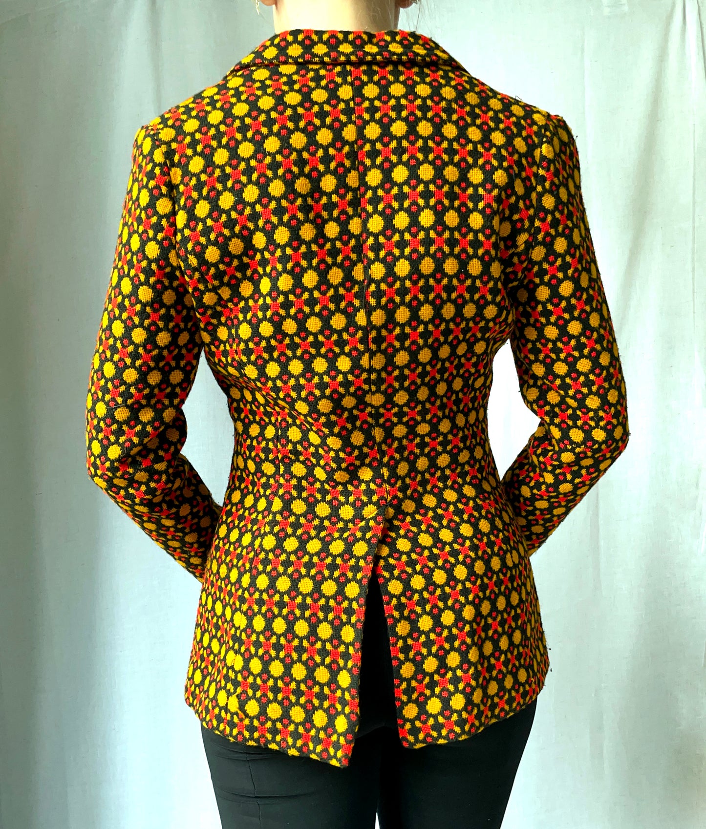 Vintage 1970s Graphic Print Jacket | S