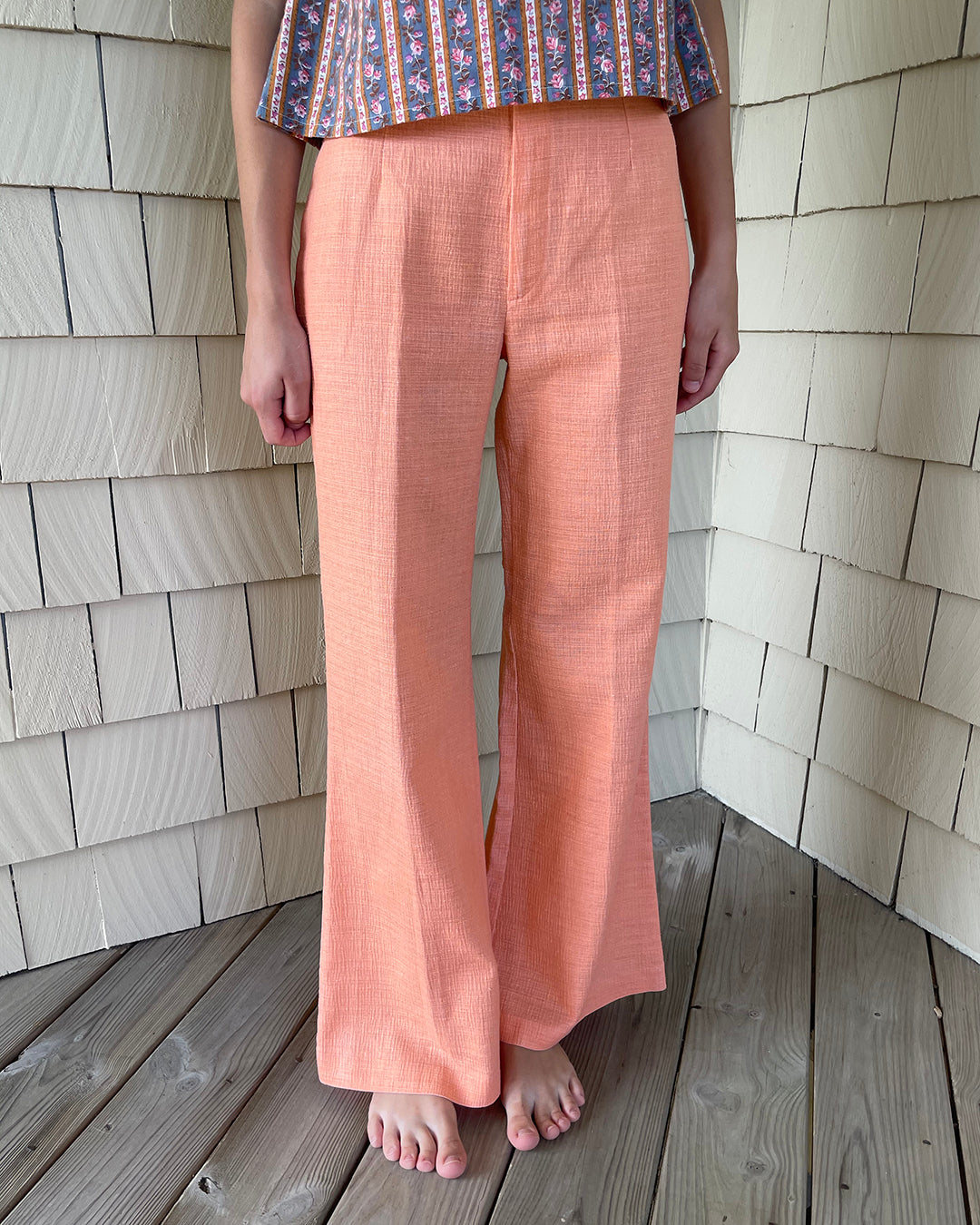 Vintage 1970s Apricot Flares