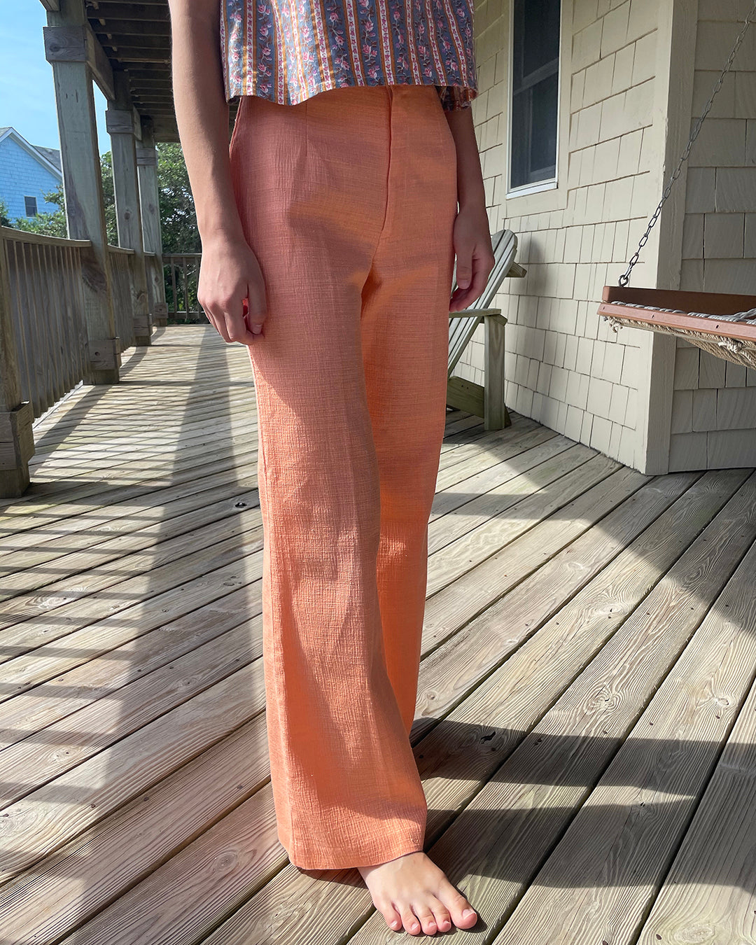 Vintage 1970s Apricot Flares