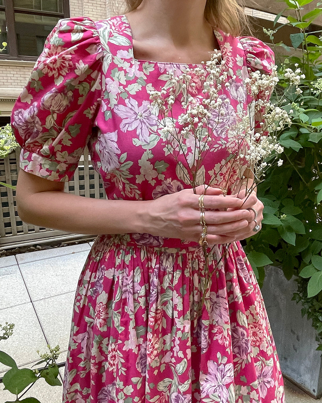 Vintage Laura Ashley Floral Dress | XS-M