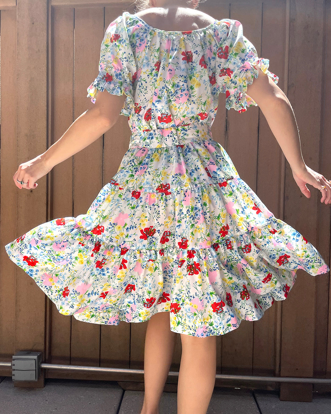 Vintage 1970s Floral Skirt Set
