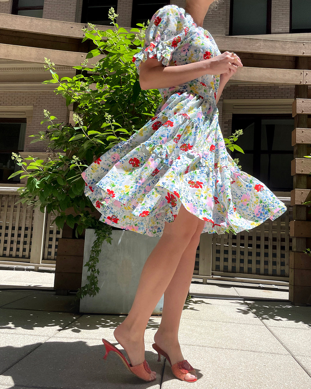 Vintage 1970s Floral Skirt Set