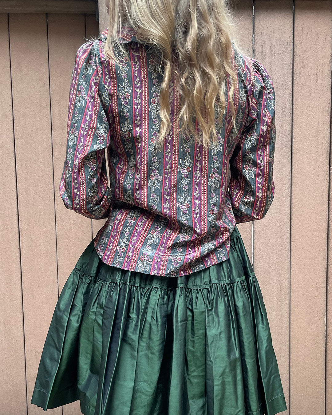Vintage Ruffle Collar Shirt