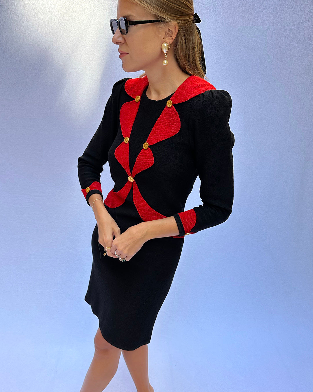 Vintage Adolfo Knit Dress