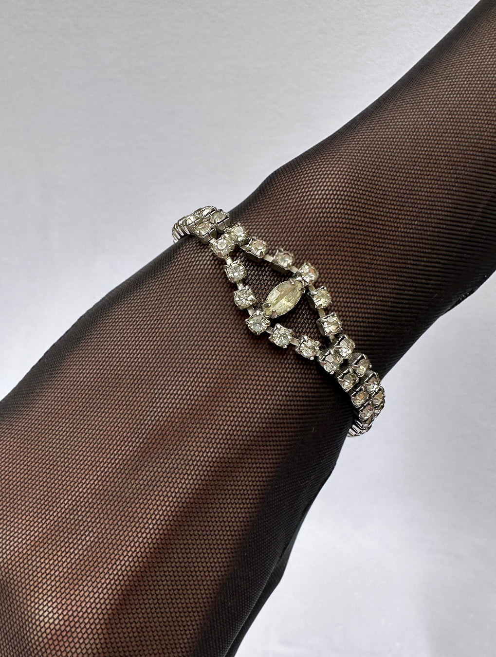 Vintage Midcentury Diamanté Bracelet