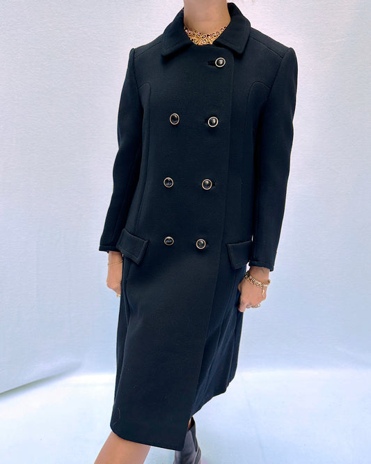 Vintage Custom-Made Wool Peacoat