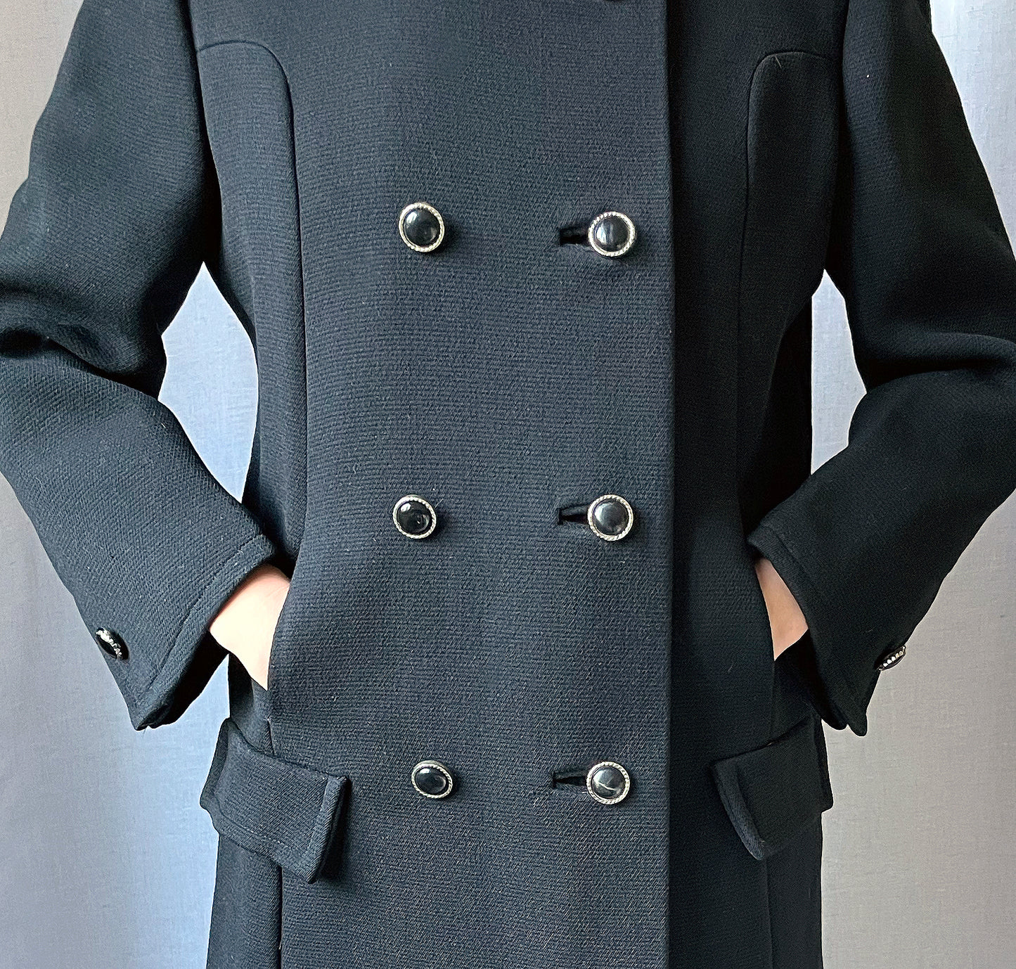 Vintage Custom-Made Wool Peacoat