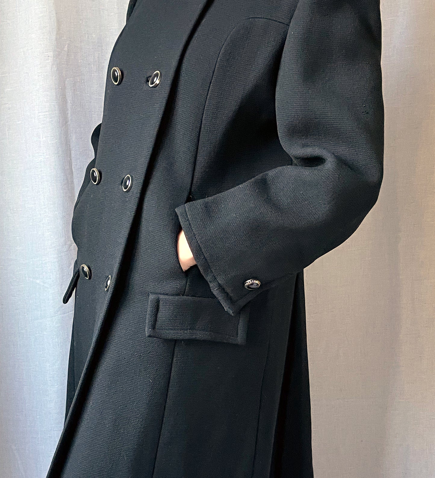 Vintage Custom-Made Wool Peacoat