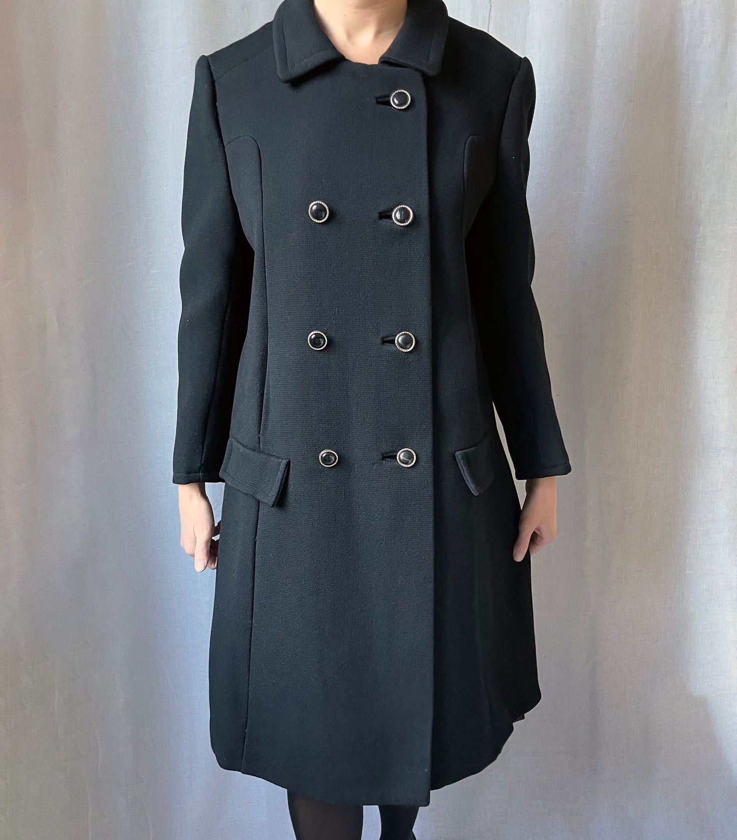 Vintage Custom-Made Wool Peacoat