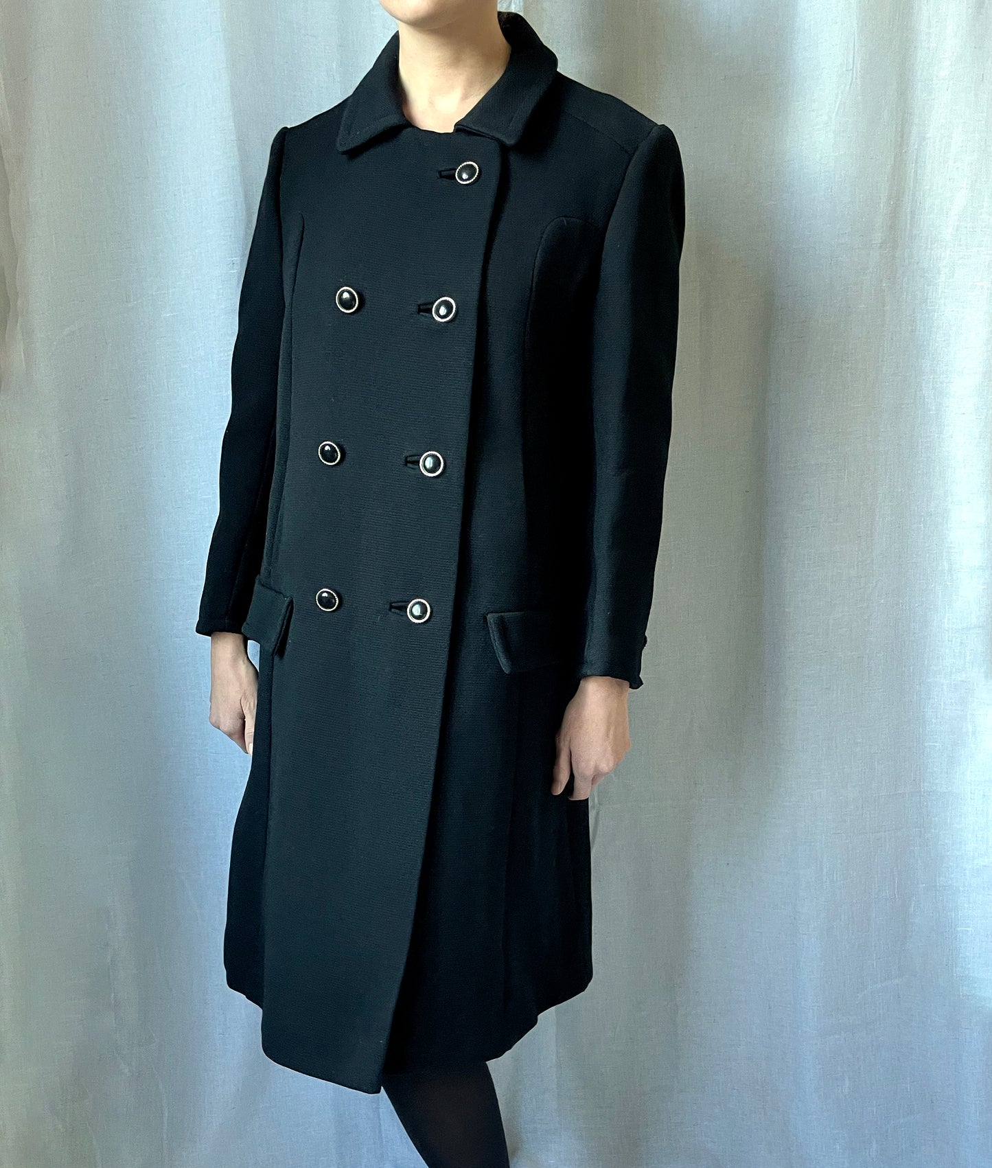 Vintage Custom-Made Wool Peacoat