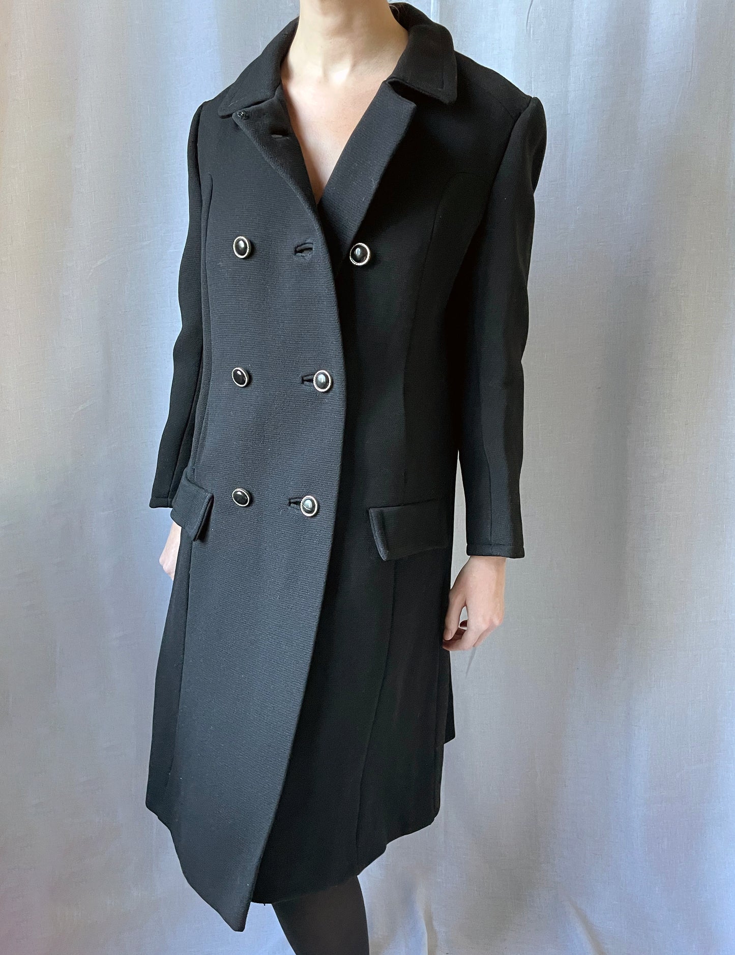 Vintage Custom-Made Wool Peacoat