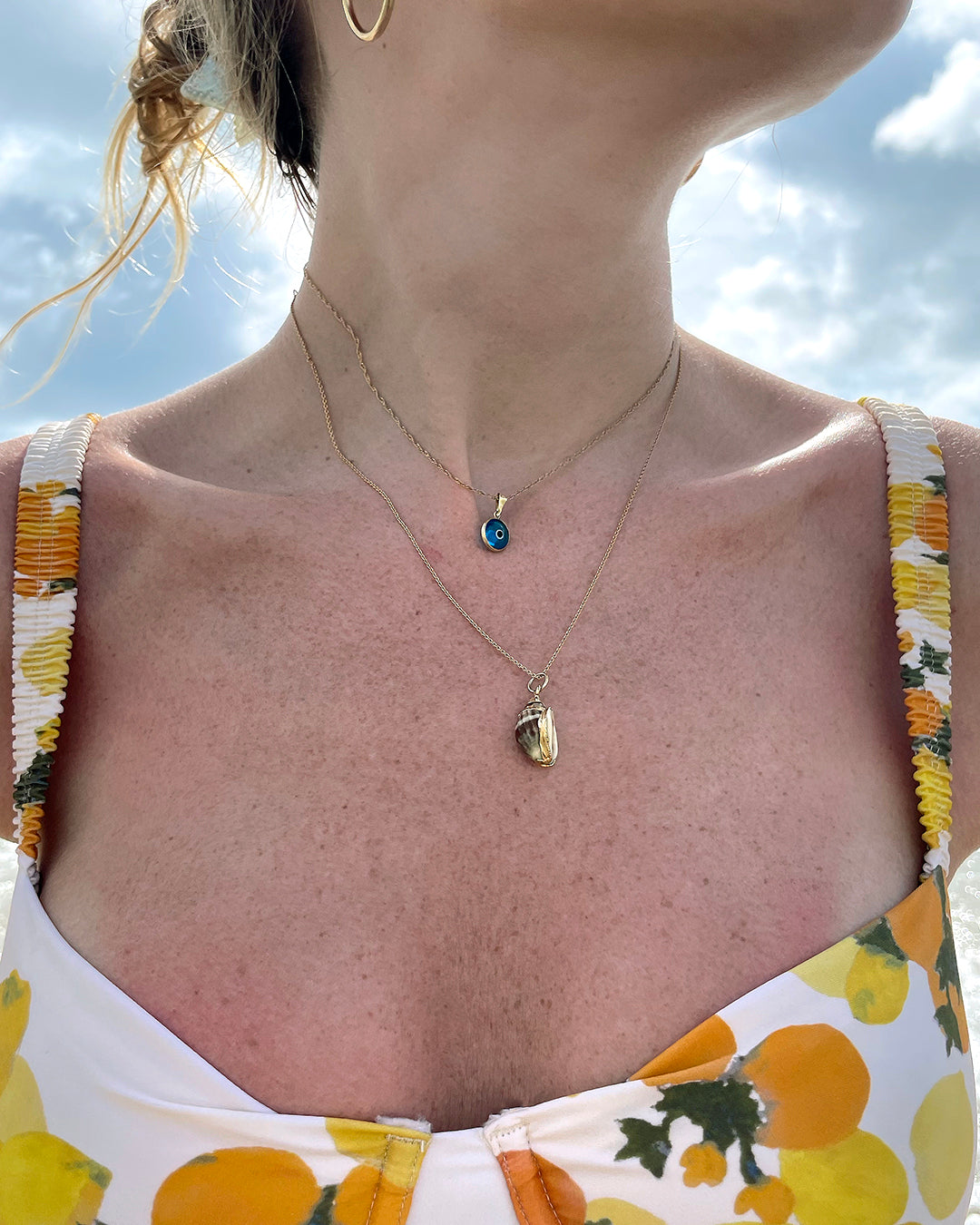Waitlist: Vintage 8k Gold Evil Eye Pendant