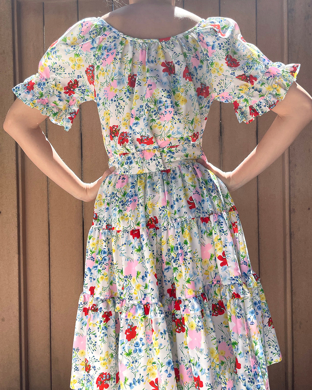Vintage 1970s Floral Skirt Set