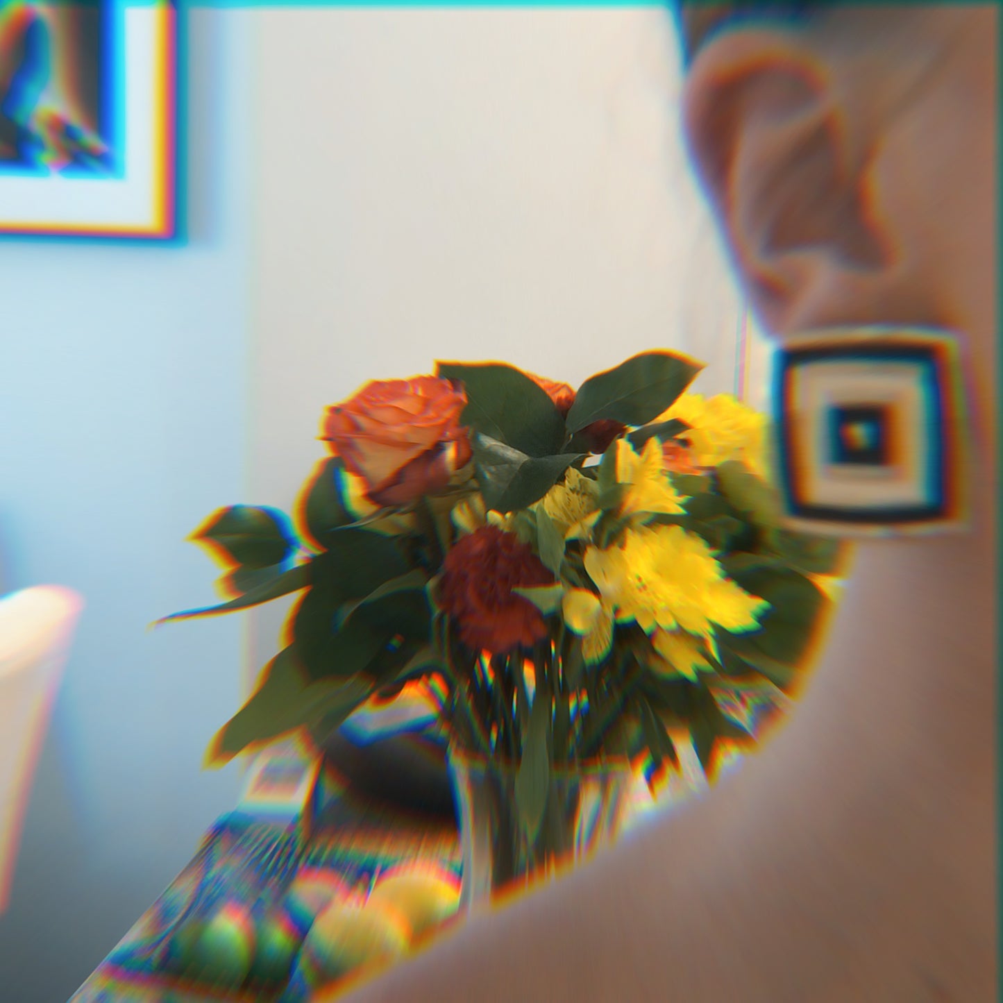 Vintage Enamel Earclips