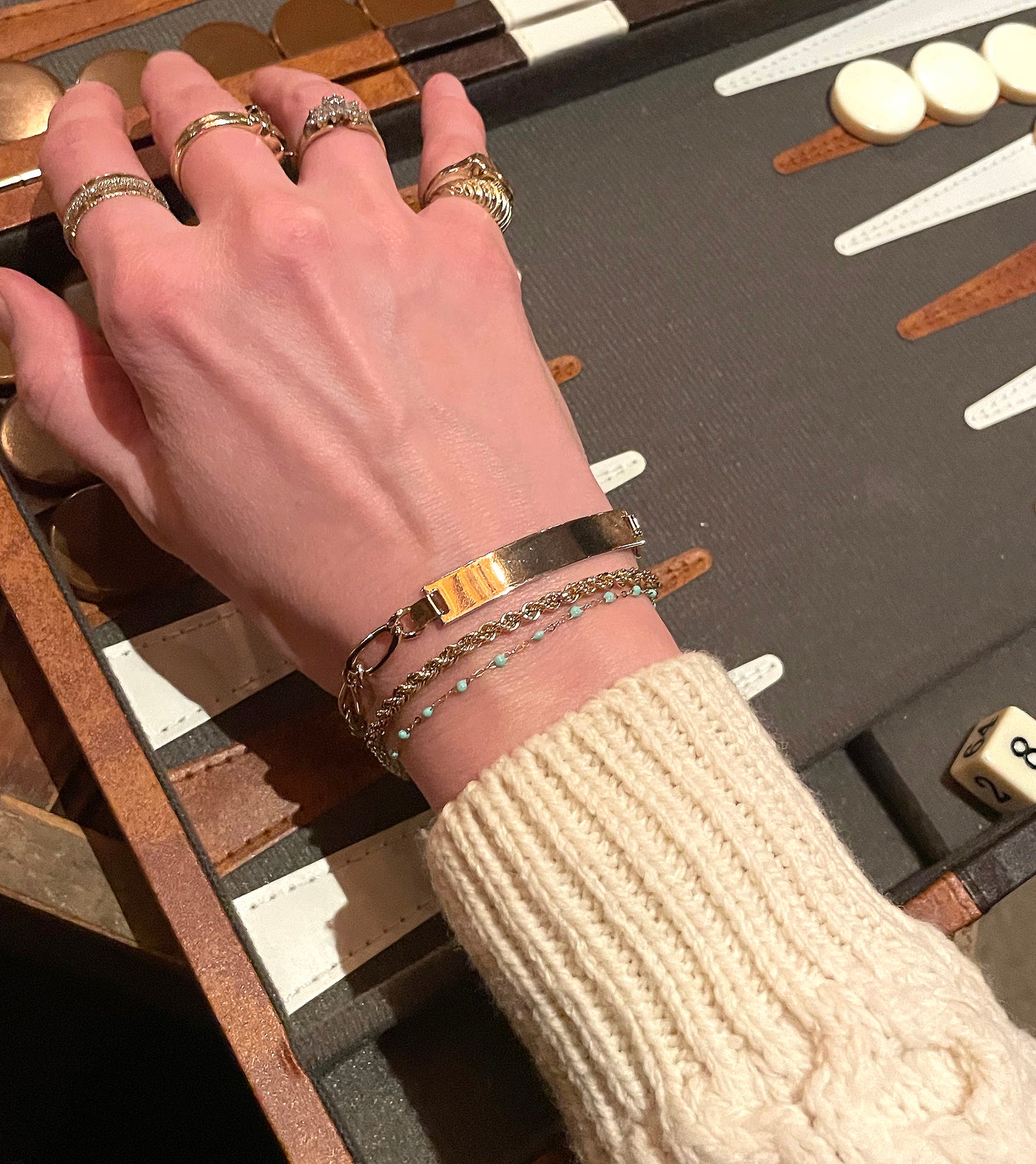 Vintage 10k Gold Rope Brecelet