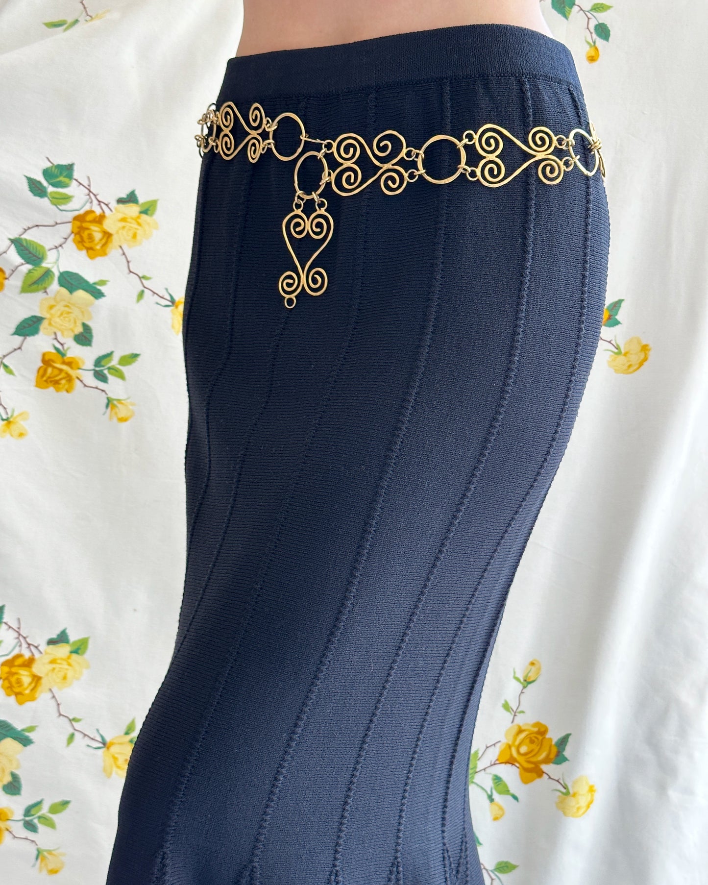 Vintage St. John Knit Mermaid Skirt