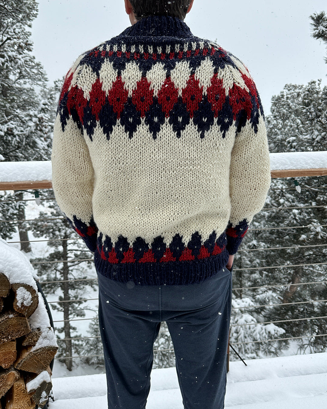 Vintage Hand-Knit Greek Fisherman Sweater (UNISEX)