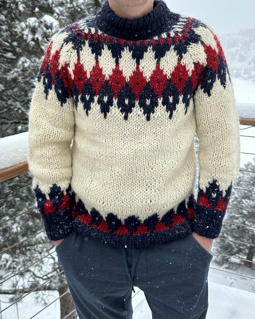 Vintage Hand-Knit Greek Fisherman Sweater (UNISEX)