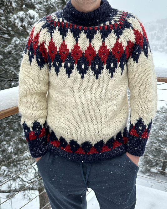 Vintage Hand-Knit Greek Fisherman Sweater (UNISEX)