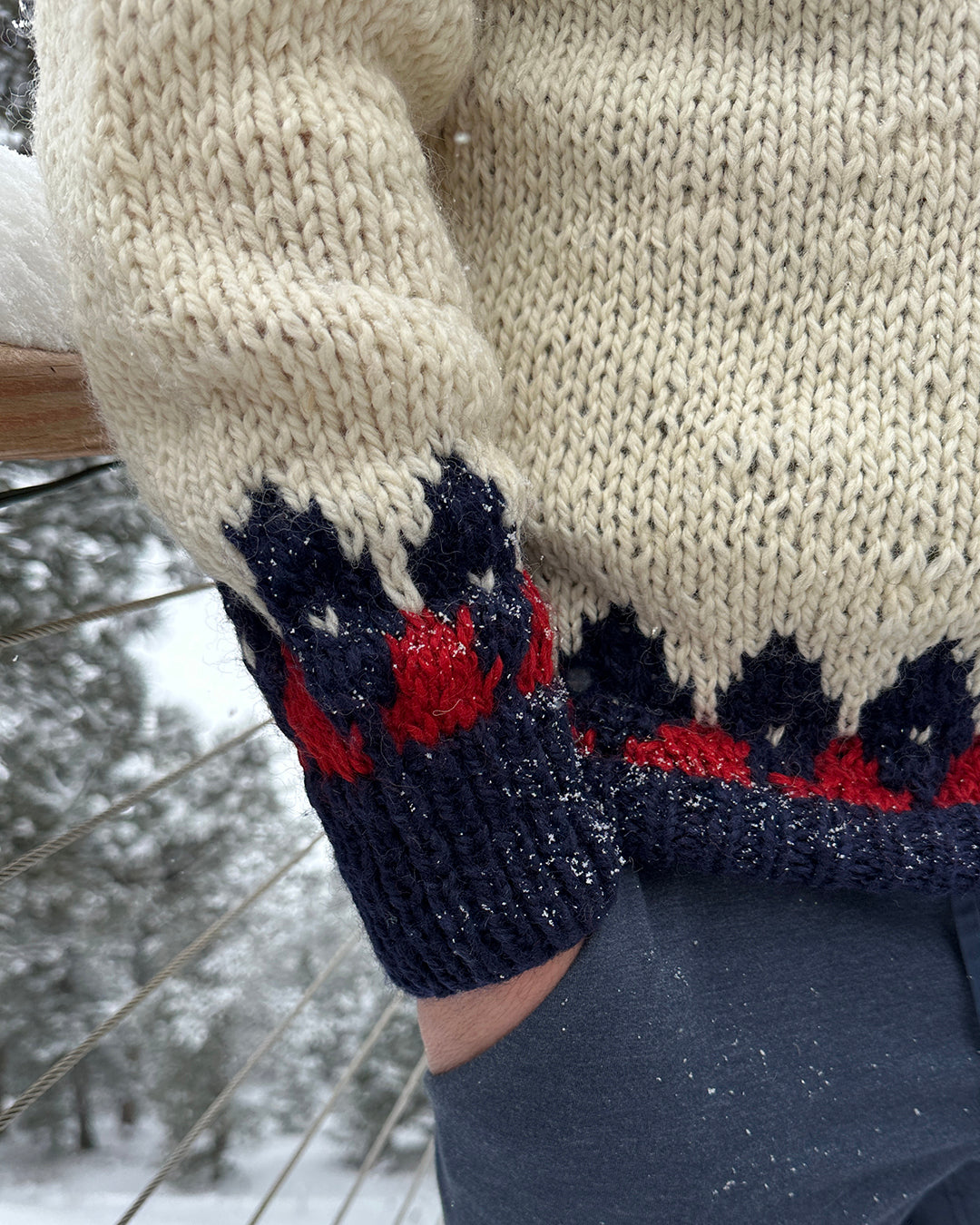Vintage Hand-Knit Greek Fisherman Sweater (UNISEX)