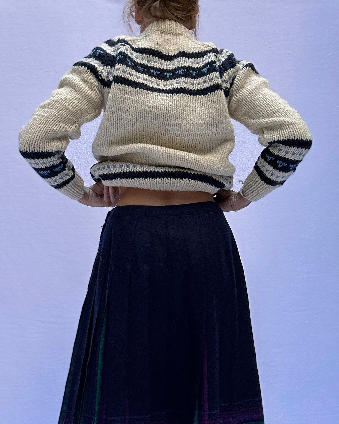 Vintage Hand-Knit Greek Fisherman Sweater (UNISEX)
