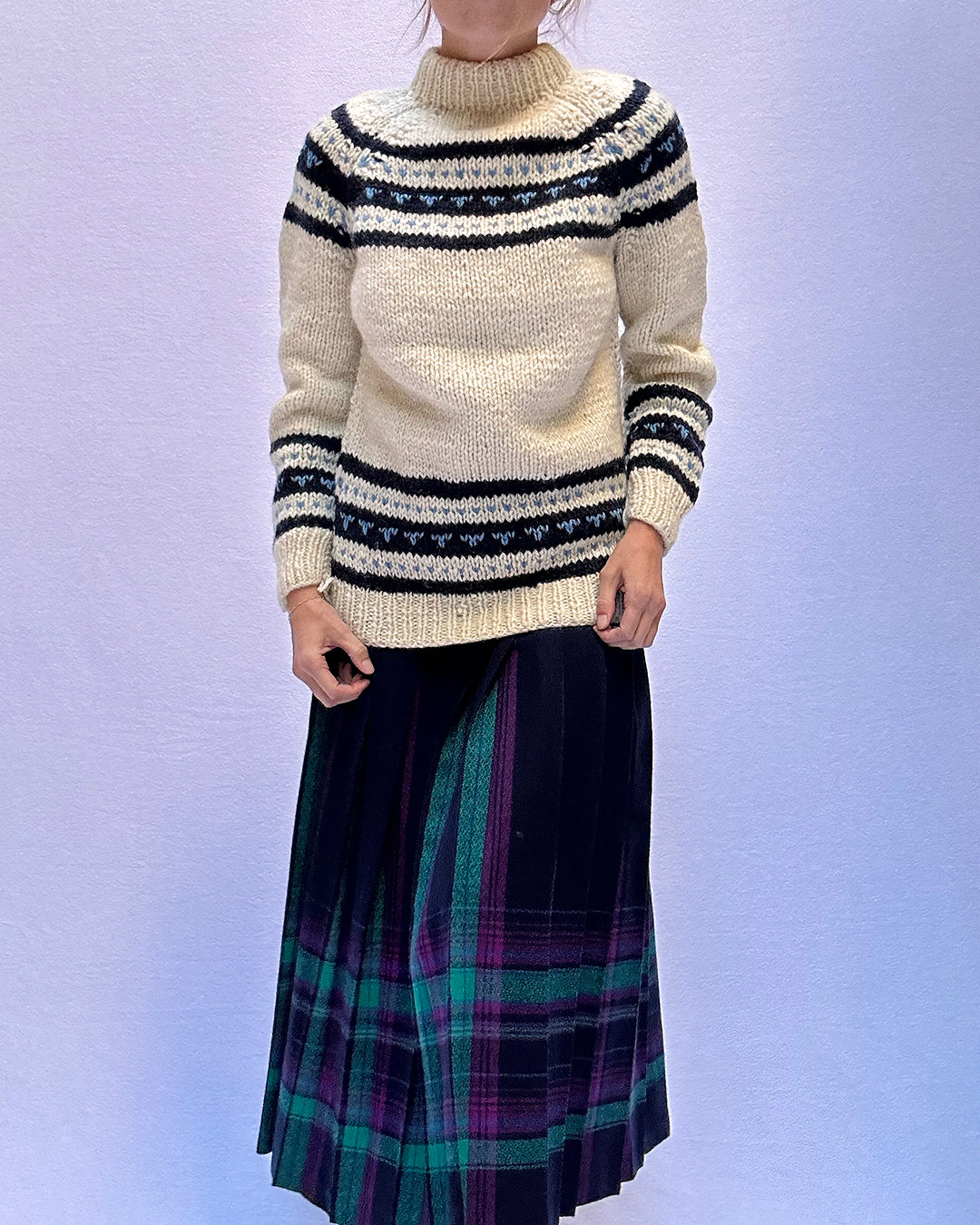 Vintage Hand-Knit Greek Fisherman Sweater (UNISEX)