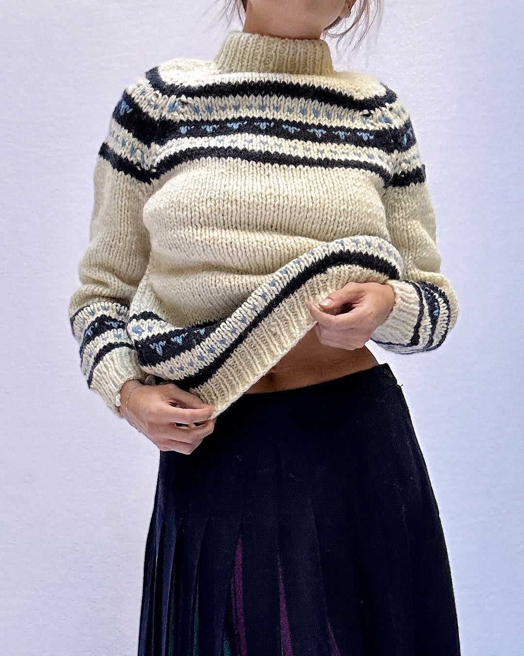 Vintage Hand-Knit Greek Fisherman Sweater (UNISEX)