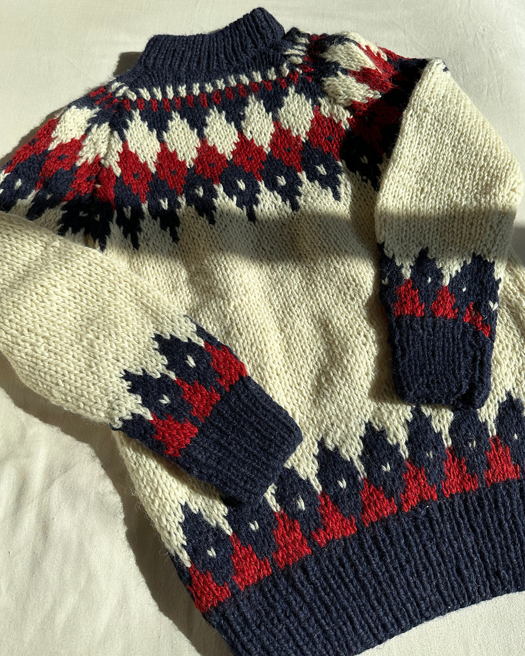 Vintage Hand-Knit Greek Fisherman Sweater (UNISEX)