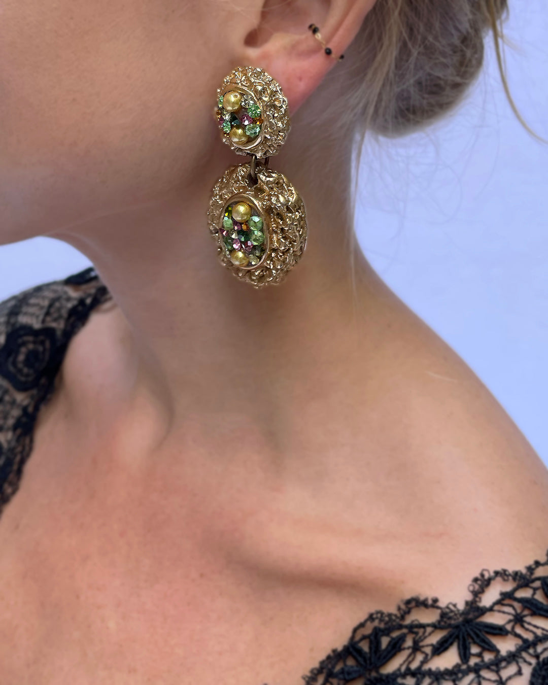 Vintage statement earrings top
