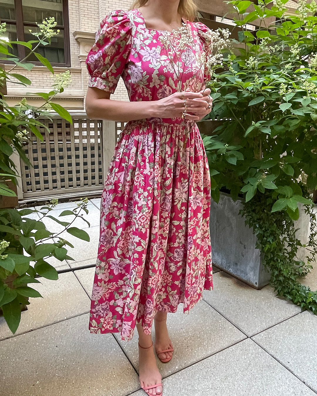 Vintage Laura Ashley Floral Dress | XS-M
