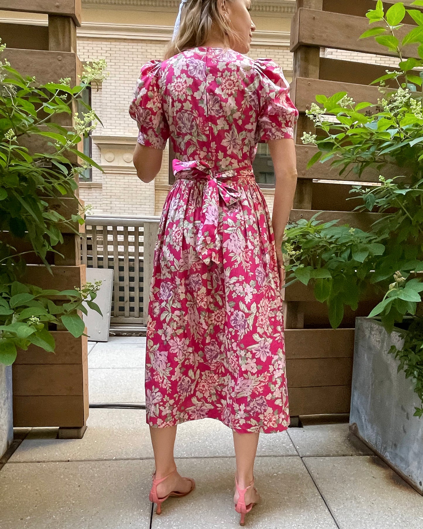 Vintage Laura Ashley Floral Dress | XS-M