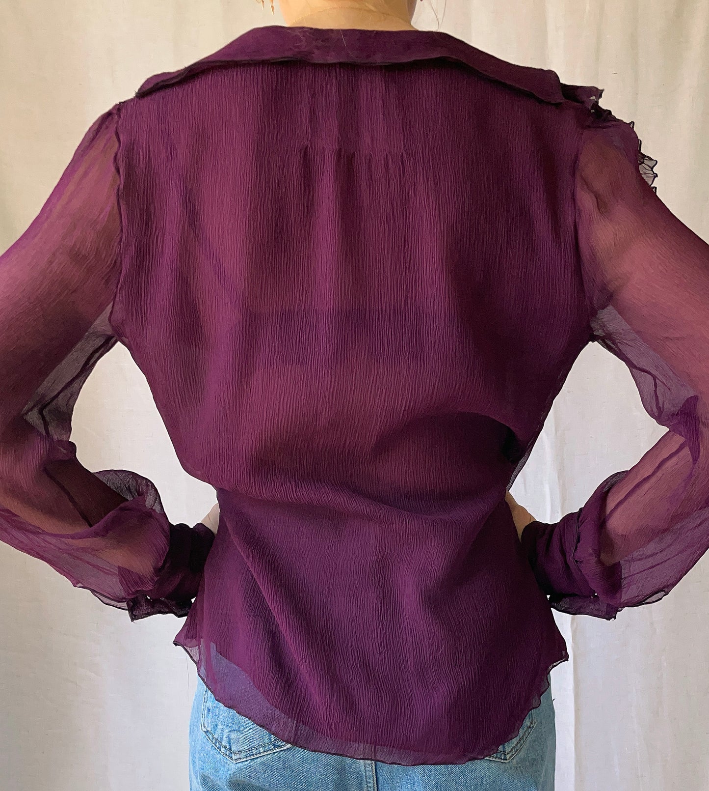 Vintage Missoni Silk Chiffon Blouse