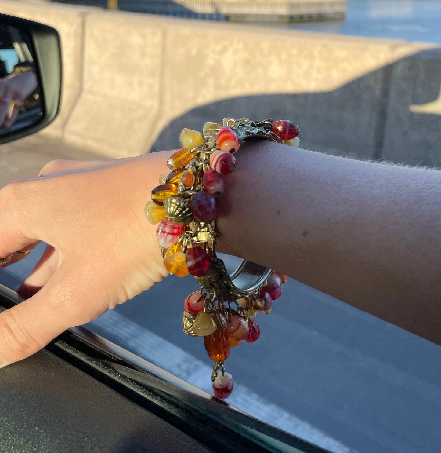 Vintage Mughal Hinged Charm Bracelet