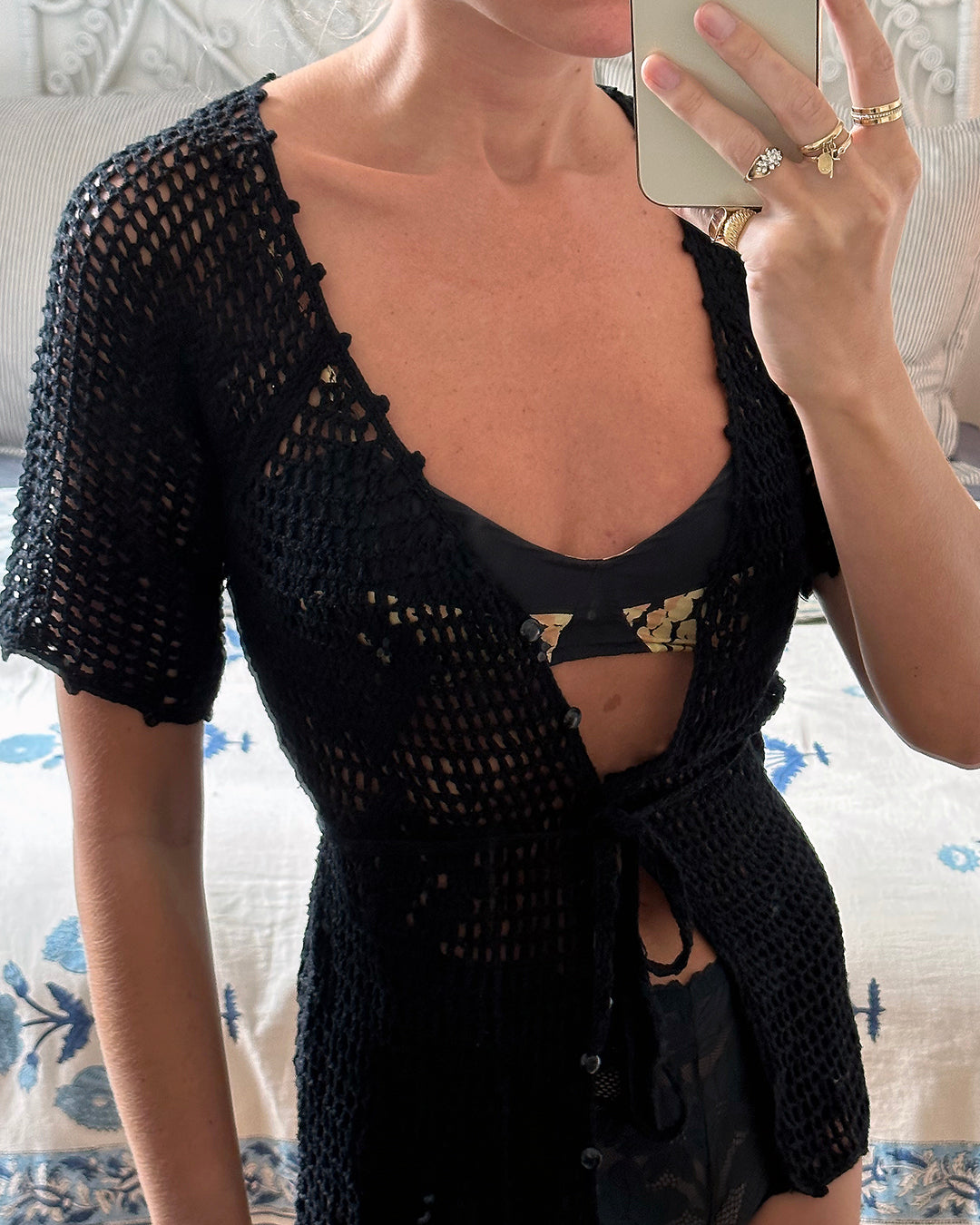 Vintage Crochet Cardigan