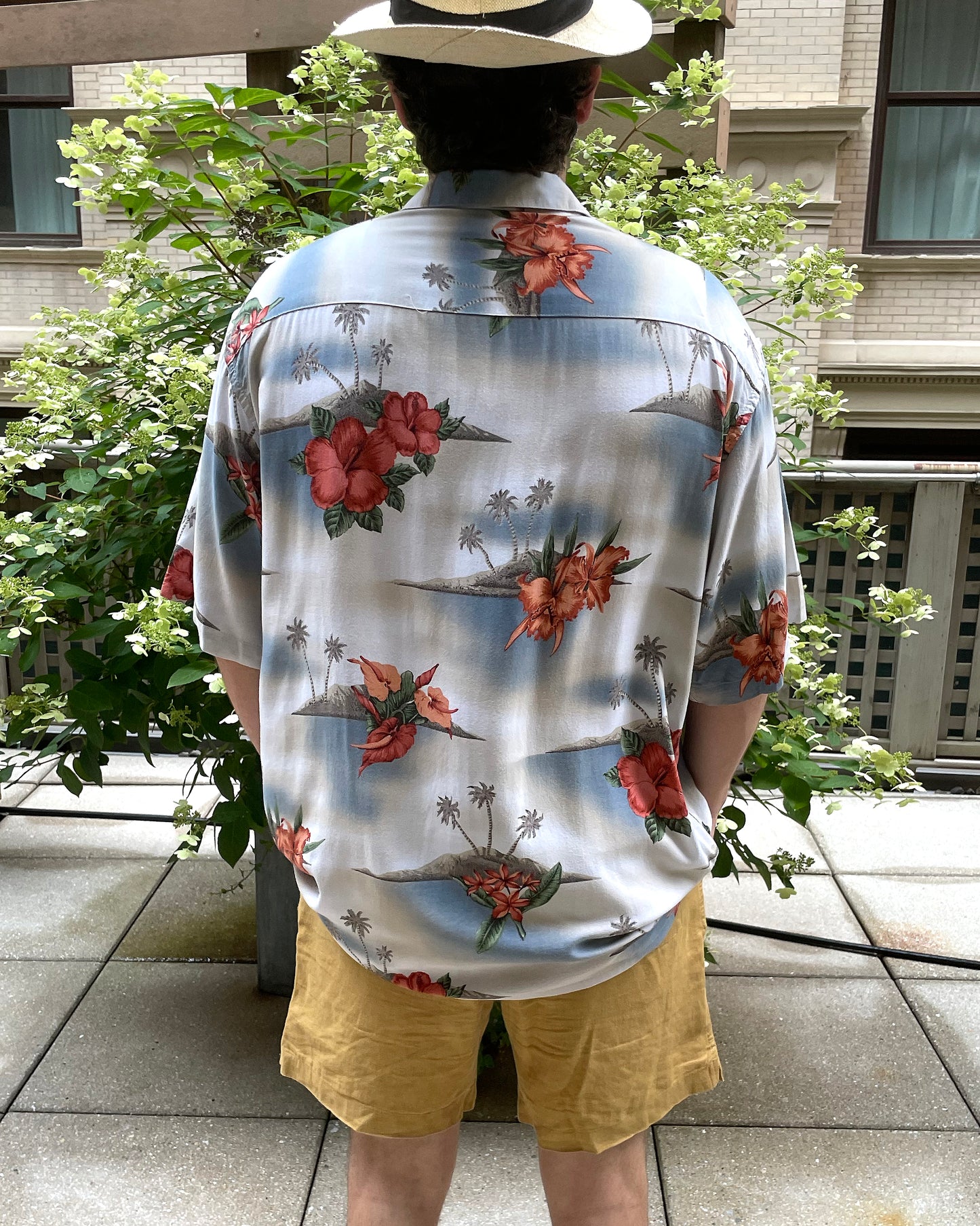 Vintage Pierre Cardin Men's Hawaiian Shirt