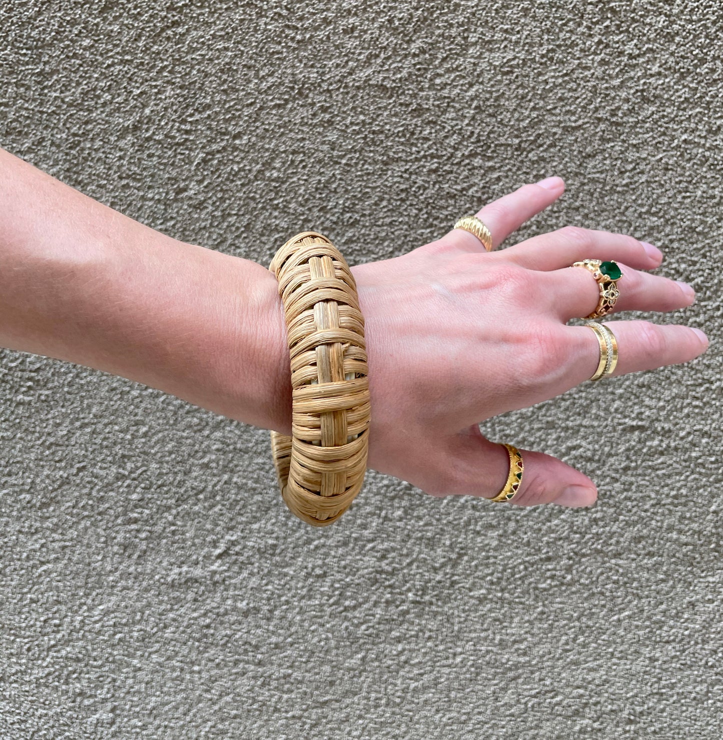 Vintage Rattan Bangle