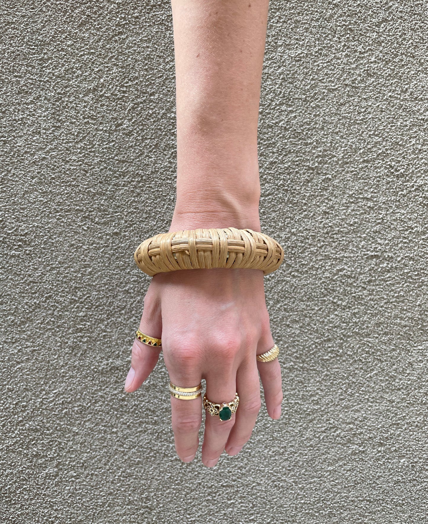 Vintage Rattan Bangle