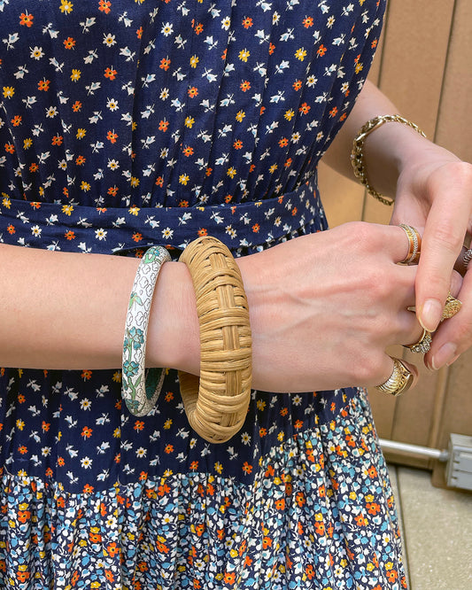 Vintage Rattan Bangle