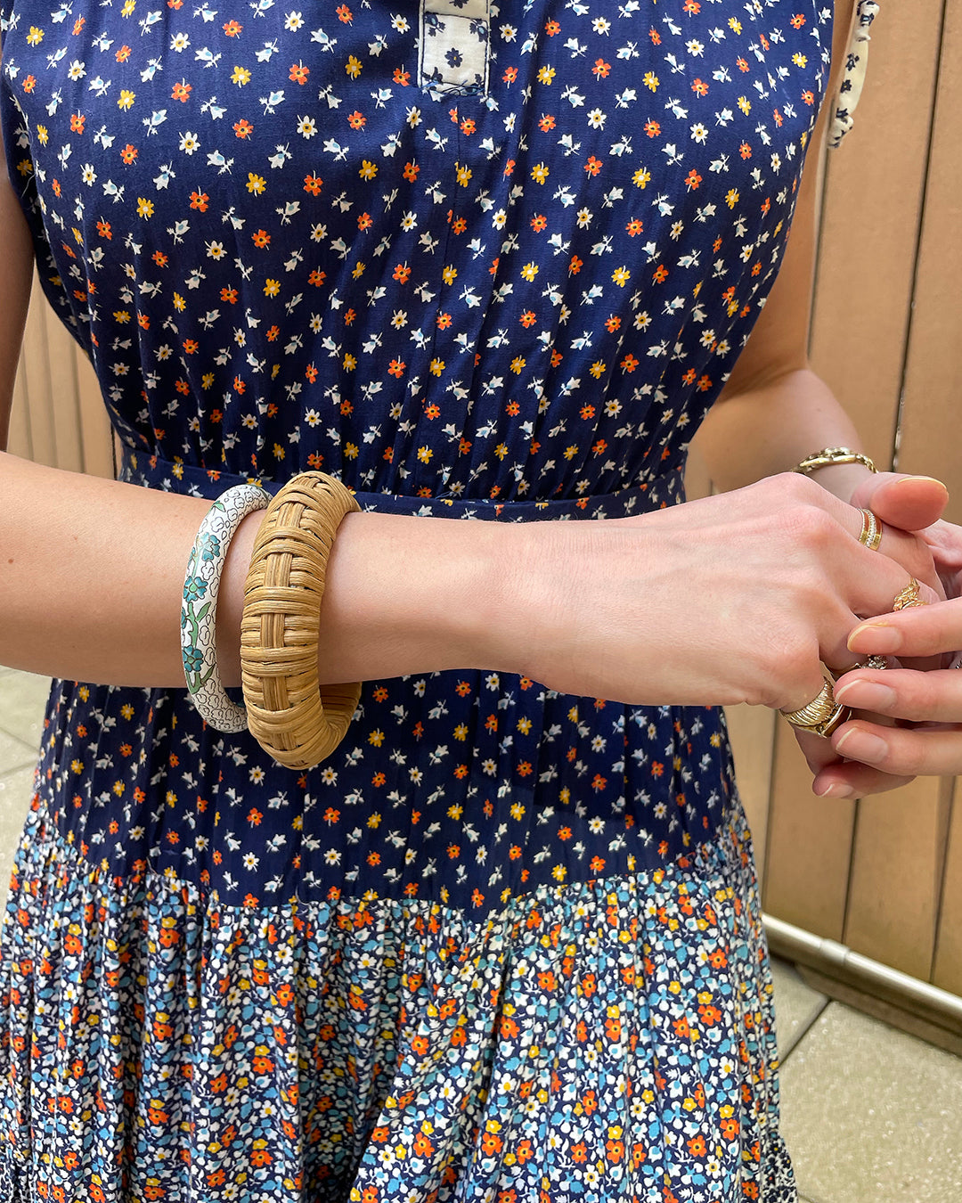 Vintage Rattan Bangle