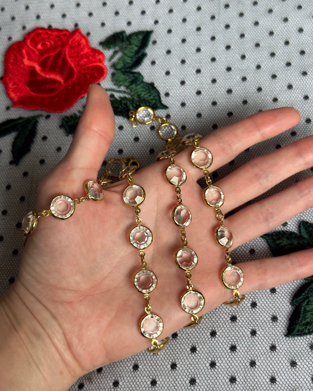 Georgian Style Rose-Cut Riviere Necklace