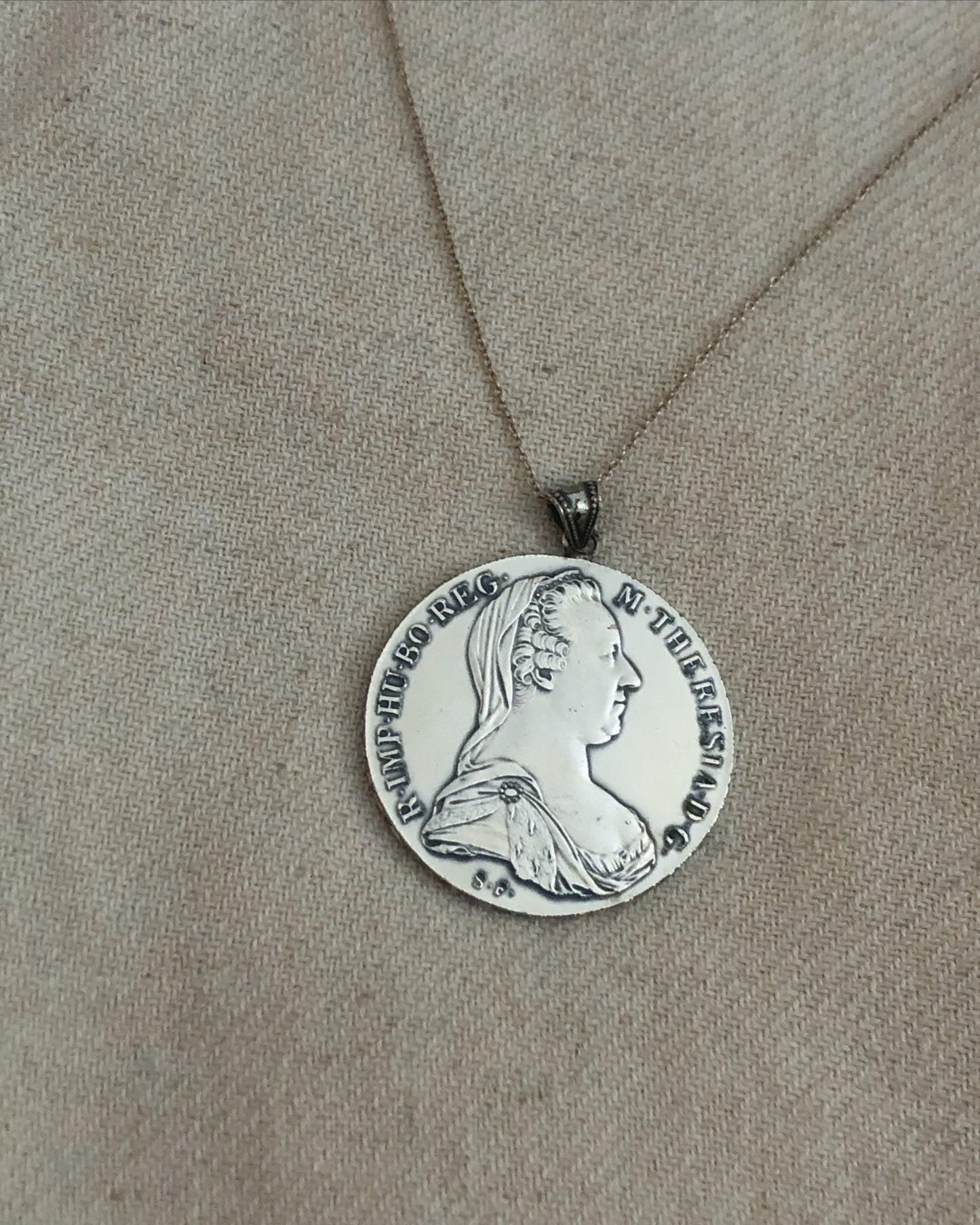 Vintage Austrian Silver Pendant